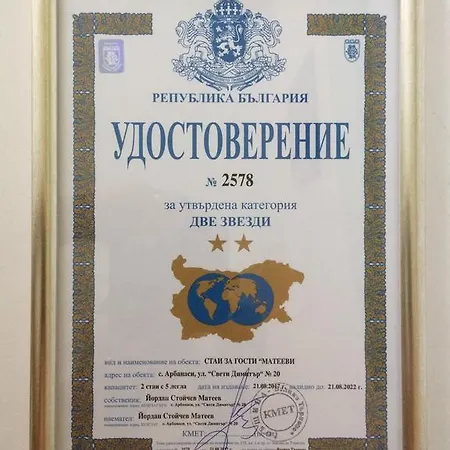 Penzion Mateevi's Guest